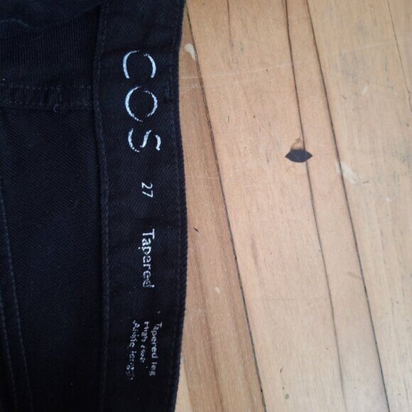 COS Womens Trousers Black Size 27 - Picture 5 of 8